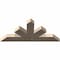 Ekena Millwork Saratoga Smooth Timber Gable Bracket, Douglas Fir, 48"W x 22"H x 3 1/2"D x 5 1/2"F, 11/12 Pitch GBW048X22X0406SAR00SDF - alternate 2
